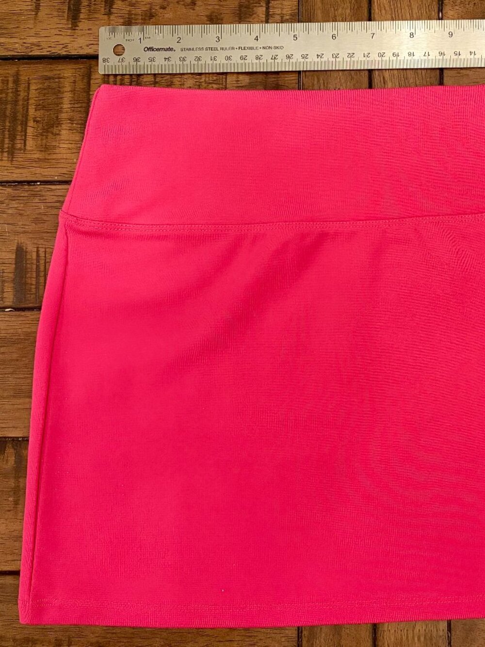 Fuchsia pink micro mini tube skirt